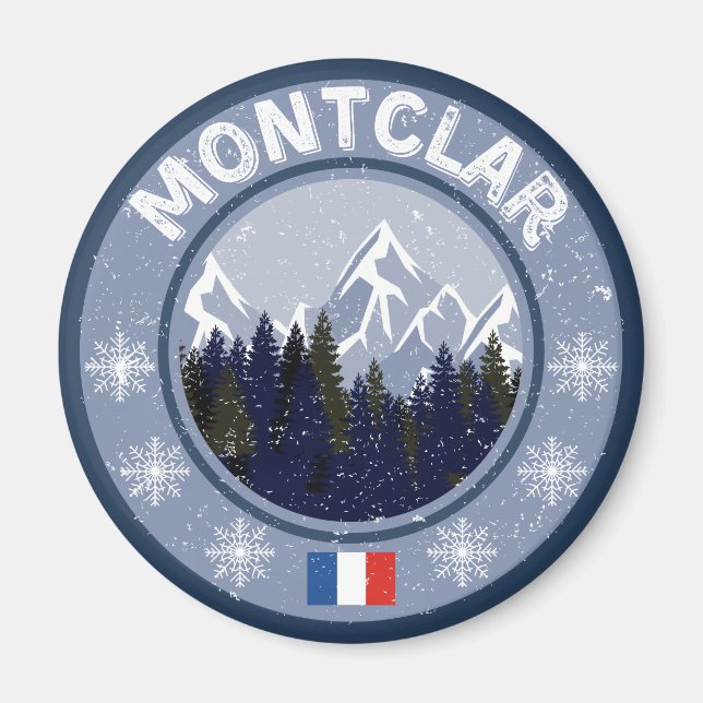 Montclar Station de Ski Magnet (Framsidan)