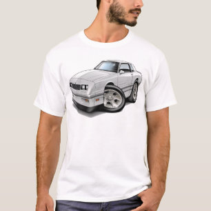 Monte 1983-88 - carlo Vit-Grå färg bil T-shirt
