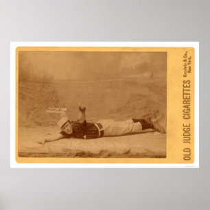Monte avvärjer baseballkortet 1889 poster