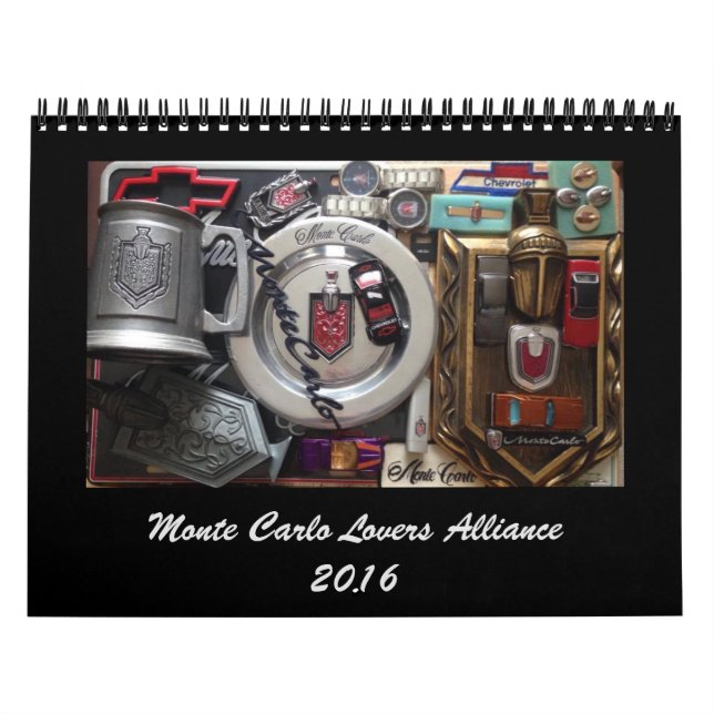 Monte Carlo Älskare Alliance FB Group 2016 Calenda Kalender (Omslag)