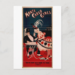 Monte Carlo Girls Vykort