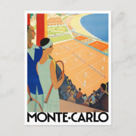 Monte carlo Monaco Frankrike vintage resor Vykort