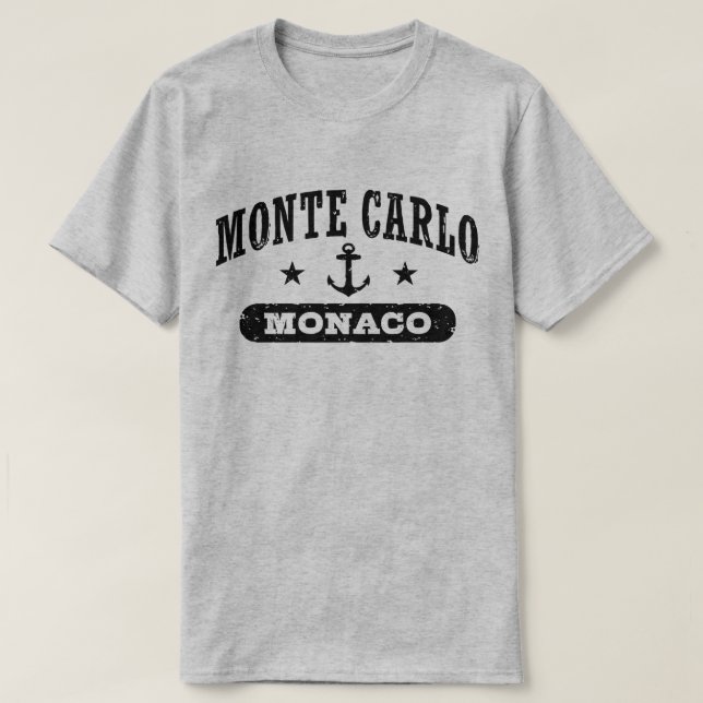 Monte Carlo Monaco T Shirt (Design framsida)