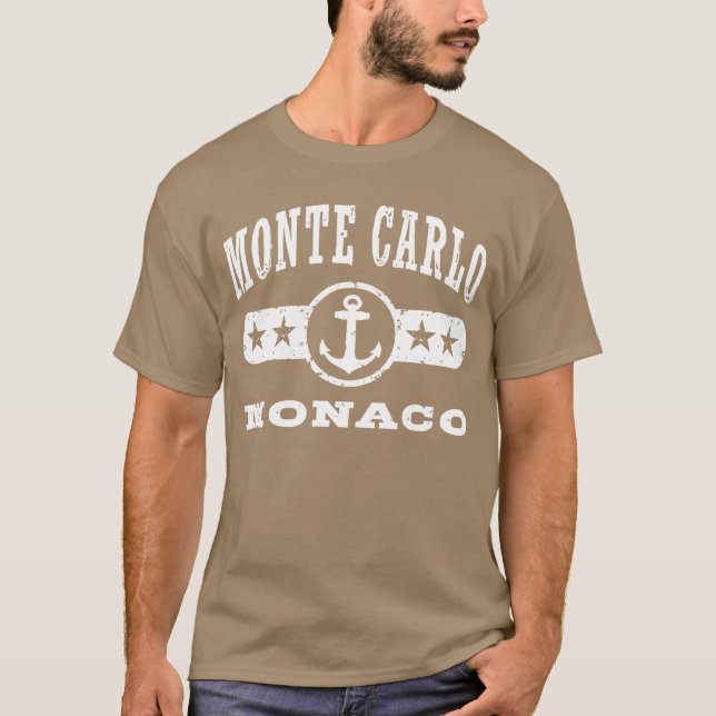 Monte Carlo Monaco T-Shirt (Framsida)