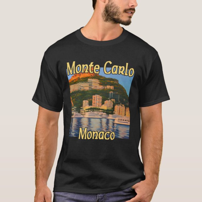 Monte Carlo Monaco T Shirt (Framsida)