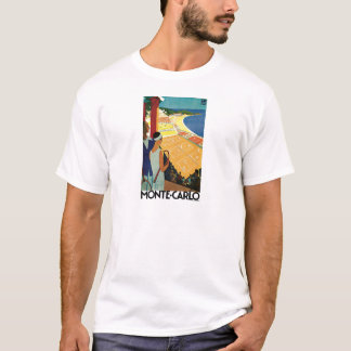 Monte Carlo Monaco Vintage resor Tee Shirt
