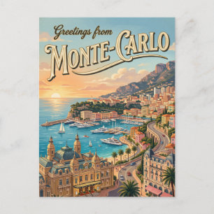 Monte Carlo Monaco Vykort