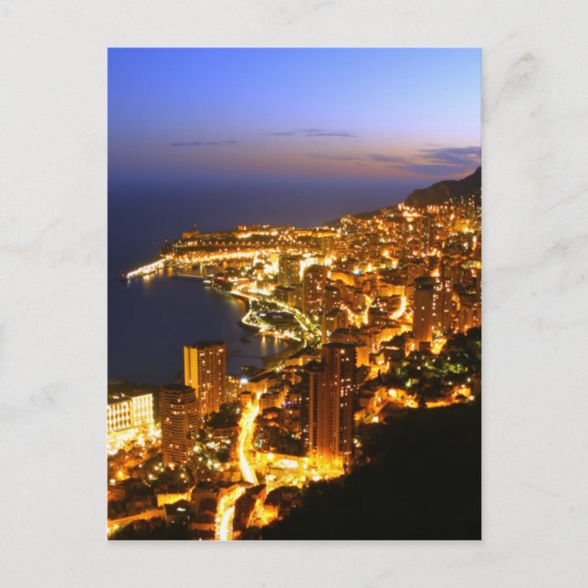 Monte Carlo, Monaco Vykort (Framsida)