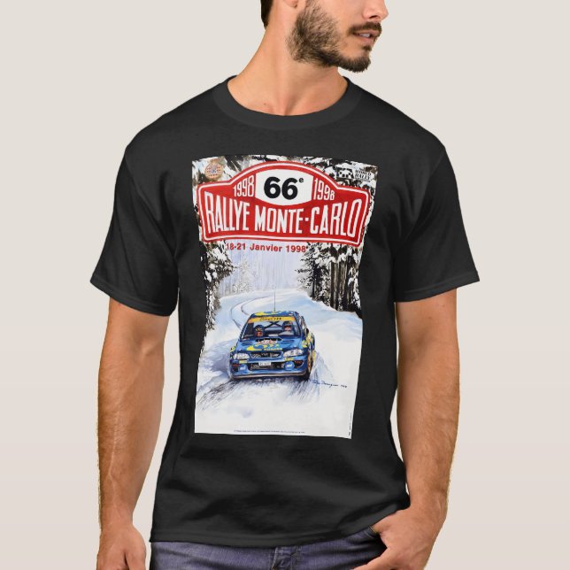 Monte Carlo Rally 1998 T Shirt (Framsida)