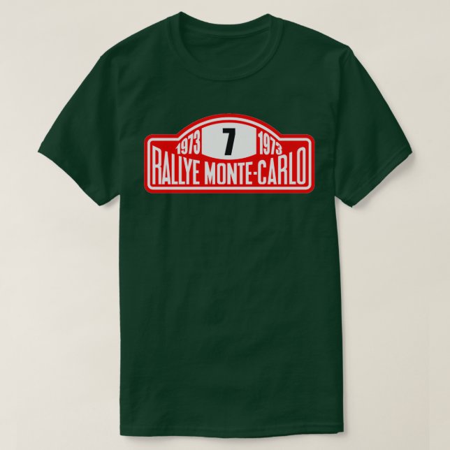 Monte Carlo Rally T Shirt (Design framsida)
