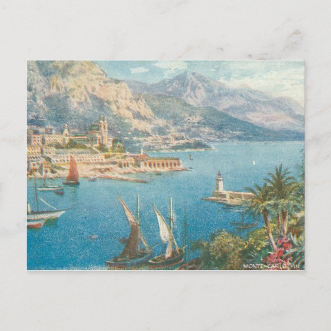 Monte Carlo Sea View Vykort (Framsida)
