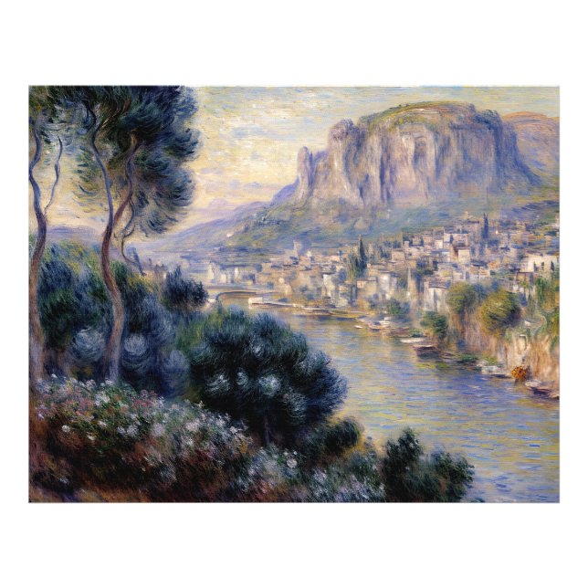Monte Carlo Seen från Roquebrune Fototryck (Framsidan)