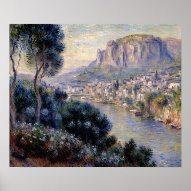 Monte Carlo Seen från Roquebrune Poster (Framsidan)
