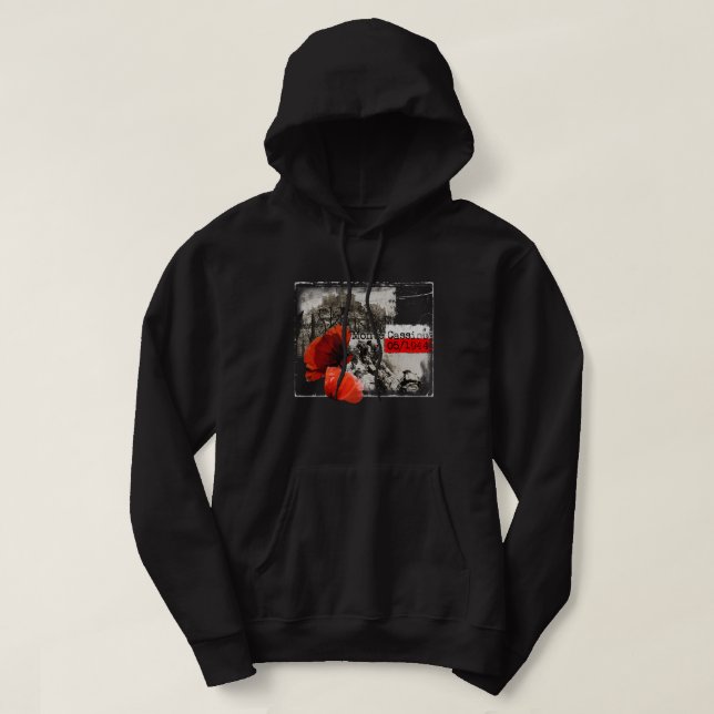 Monte Cassino Battle WW2 Czerwone Maki Poland Hoodie (Design framsida)