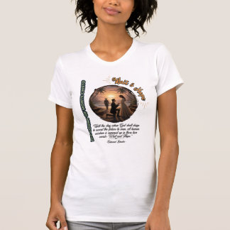Monte Cristos greve Vänta och Hopp Solnedgång T Shirt