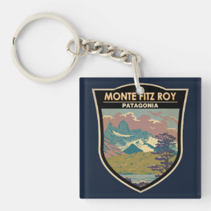 Monte Fitz Roy Patagonia Travel Art Vintage