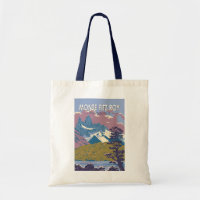 Monte Fitz Roy Patagonia Travel Art Vintage