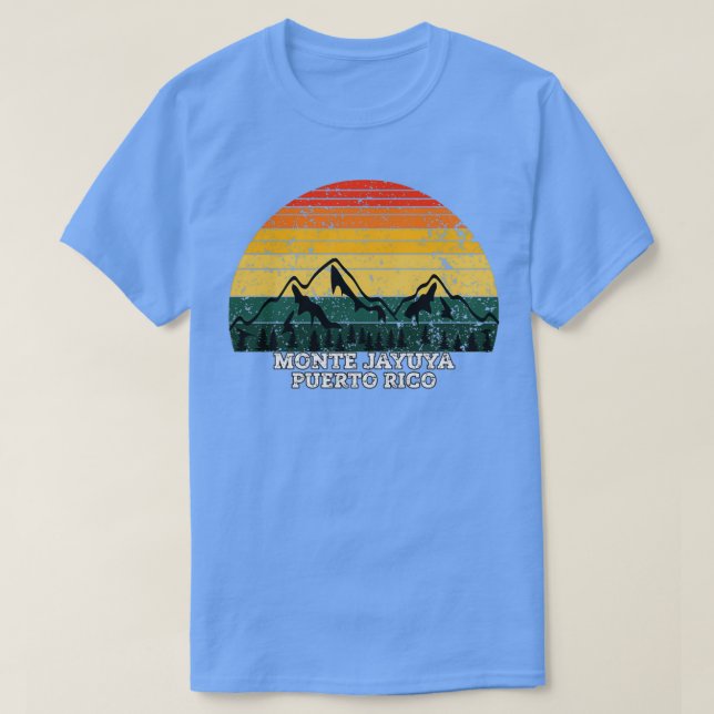 Monte Jayuya Puerto Rico T Shirt (Design framsida)