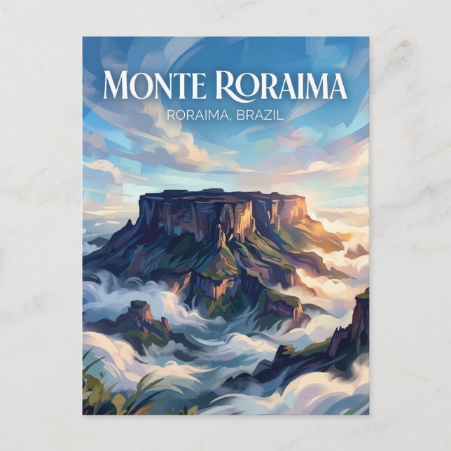 Monte Roraima Brasilien Vykort (Framsida)