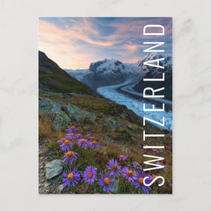 Monte Rosa Glacier Schweiz Vykort