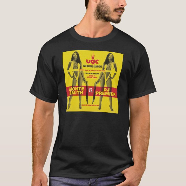 Monte smed vs. DJ-premiärminister Tee Shirt (Framsida)