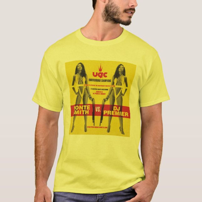 Monte smed vs. skjortan för DJ-premiärministergult Tröja (Framsida)