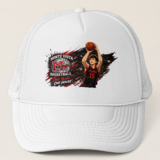 Monte Vista Basket Anime Spelare Truckerhatt 15 Keps