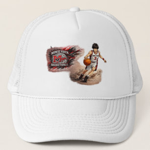 Monte Vista Basket Anime Spelare Truckerhatt #3 Keps