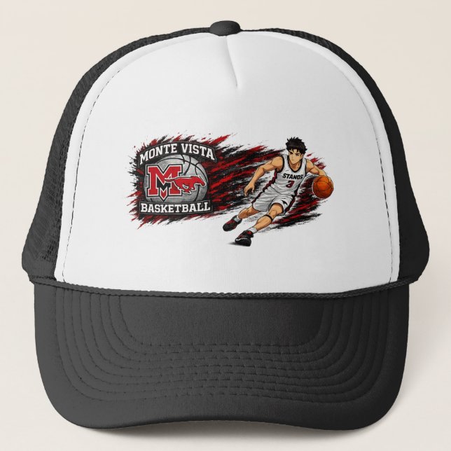 Monte Vista Basket Anime Spelare Truckerhatt  Keps (Framsida)