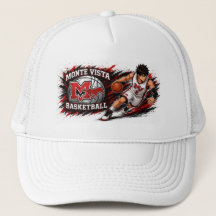Monte Vista Basket Anime Spelare Truckerhatt –