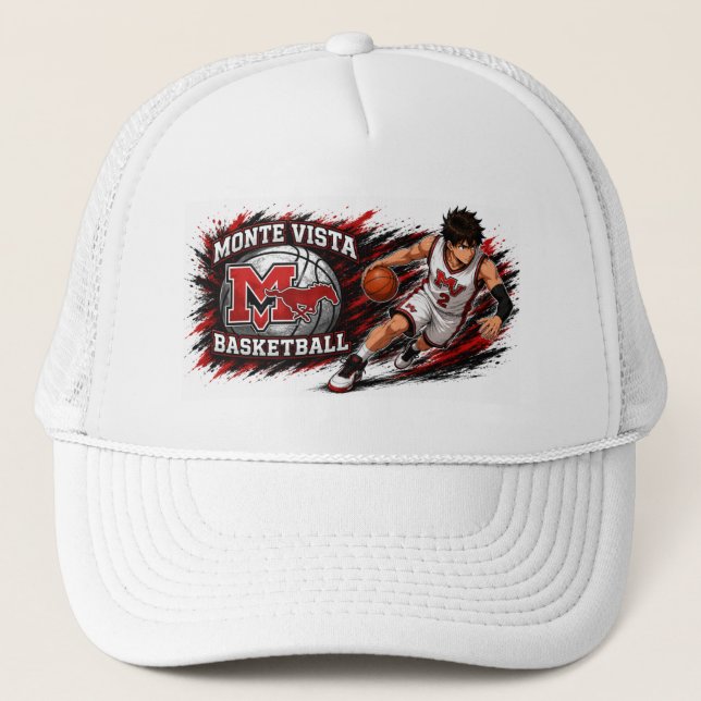 Monte Vista Basket Anime Spelare Truckerhatt –  Keps (Framsida)
