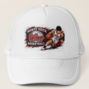 Monte Vista Basket Anime Spelare Truckerhatt Keps