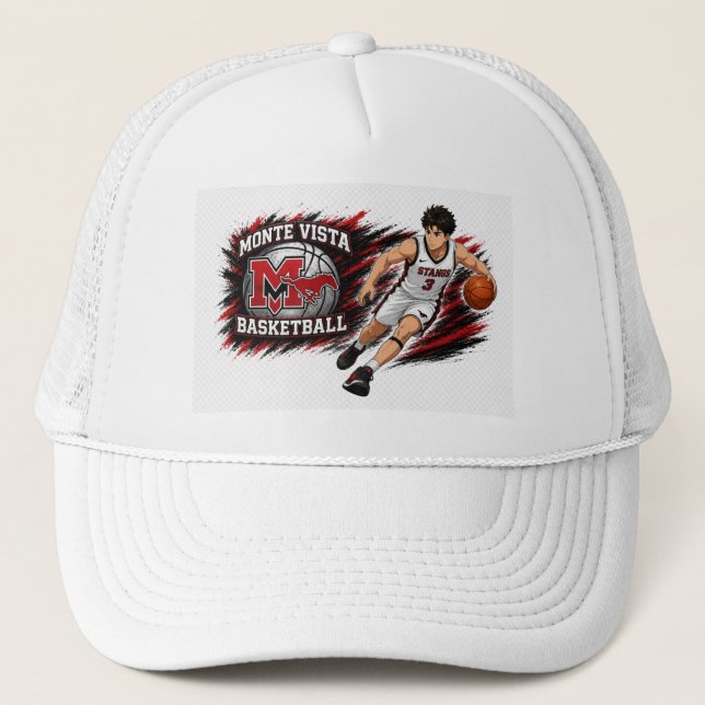 Monte Vista Basket Anime Spelare Truckerhatt  Keps (Framsida)