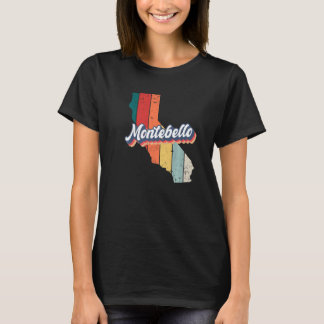 Montebello City Retro Vintage Hometown California T Shirt