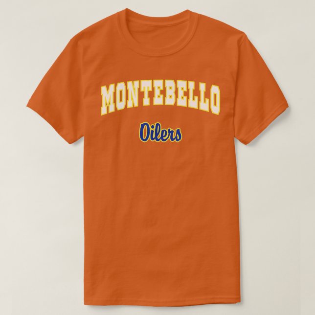 Montebello High School Oilers C2 T Shirt (Design framsida)