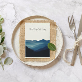 Montebello VA Blue Ridge Mountains Bröllopsinbjuda Inbjudningar