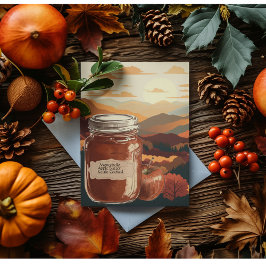 Montebello, Virginia Apple Butter anpassade Vykort