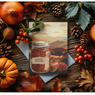 Montebello, Virginia Apple Butter anpassade Vykort