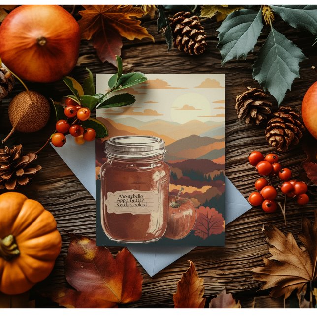 Montebello, Virginia Apple Butter anpassade Vykort (Skapare uppladdad)