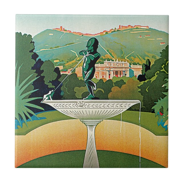 Montecatini Kakelplatta (Framsidan)