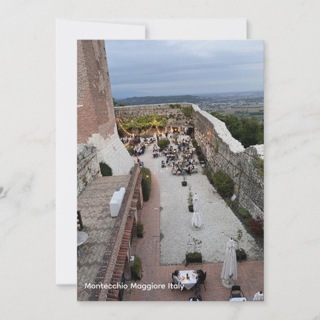Montecchio Maggiore Italien Julkort (Framsida)