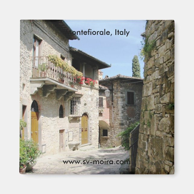 Montefiorale, Italien Magnet (Framsidan)