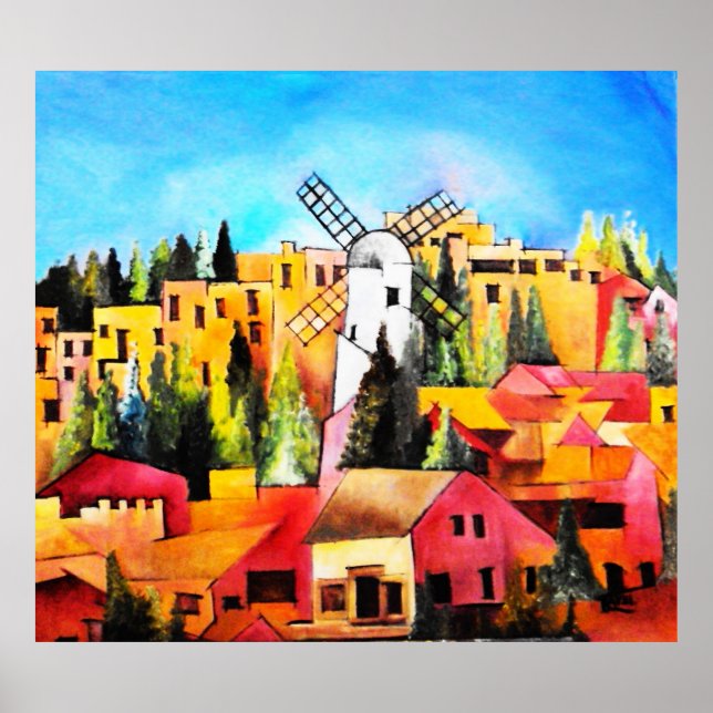 Montefiore Kvarn Poster (Framsidan)