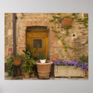 Montefollonico, Val d'Orcia, Siena provins, 2 Poster