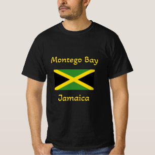 Montego Bay Jamaica - Jamaican Flagga T-Shirt