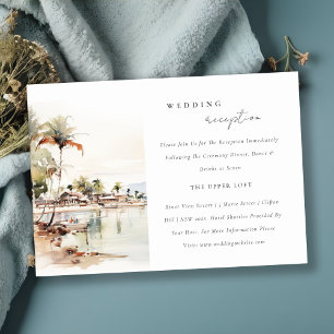 Montego Bay Jamaica Landscape Wedding Reception Tilläggskort