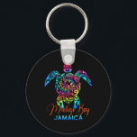 Montego Bay Jamaica Sea Turtle Family Vacation Sum Nyckelring<br><div class="desc">Montego Bay Jamaica Sea Turtle Family Vacation Sommaren 2025</div>