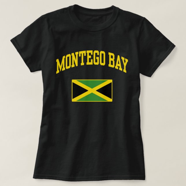 Montego Bay Jamaica Tee Shirt (Design framsida)