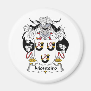 Monteiro familjvapensköld magnet