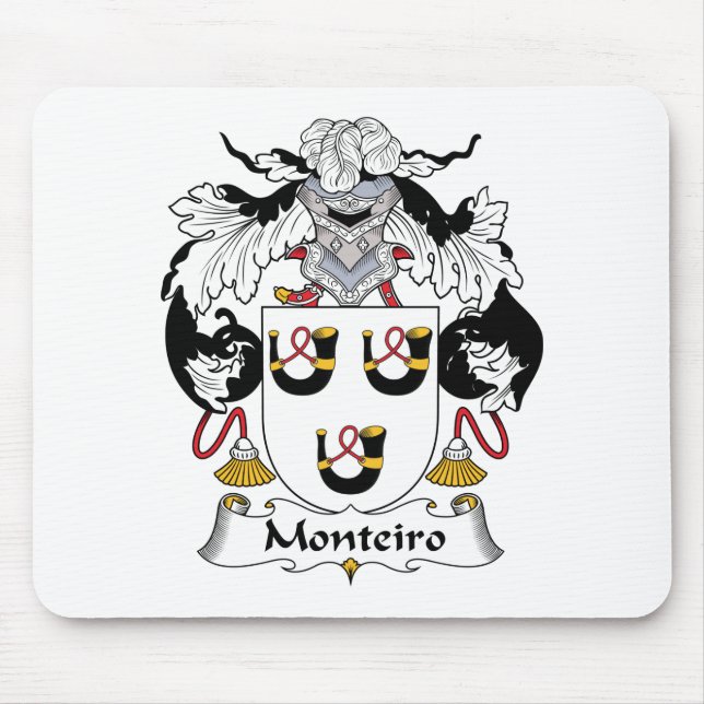 Monteiro familjvapensköld musmatta (Framsidan)
